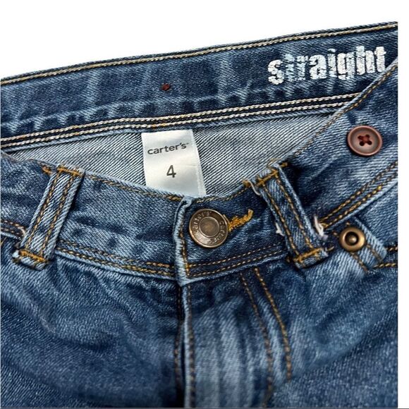 Carter’s Boys Size 4 Blue Jeans. - Picture 4 of 4